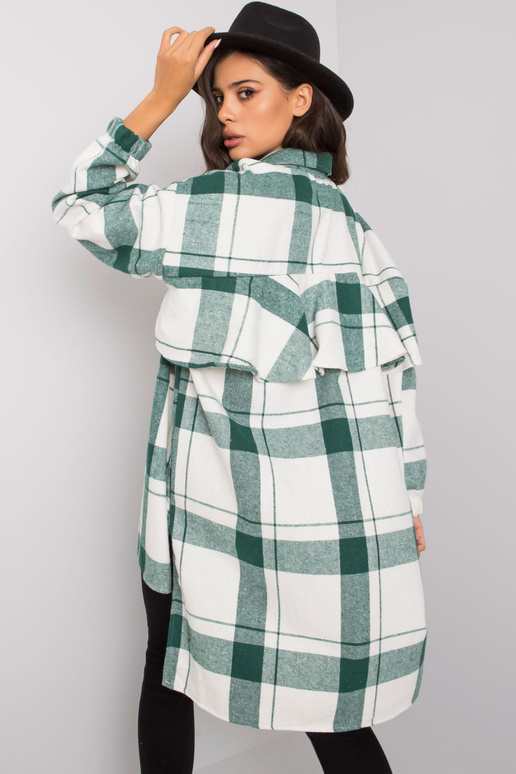 Amerie balts un zaļš rūtains garais...