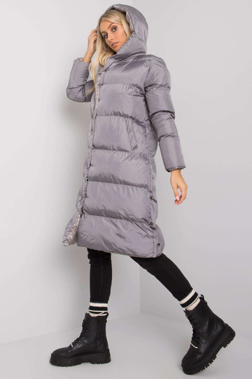 Tumši pelēka stepēta jaka... 2