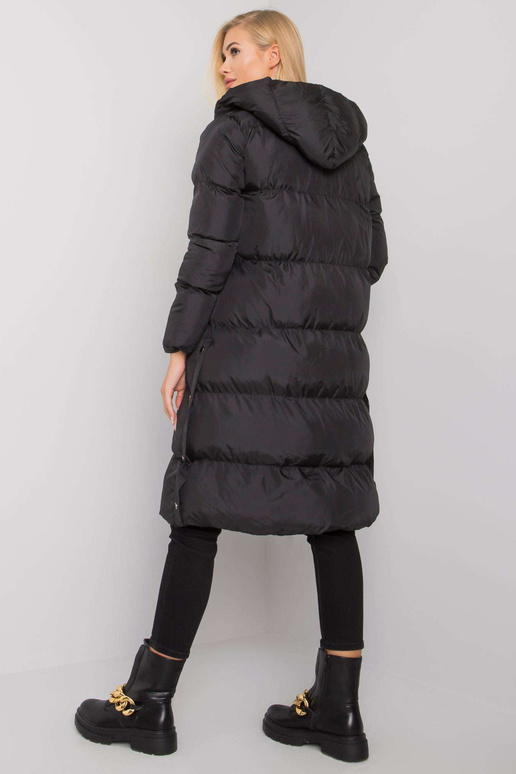 Melna stepēta jaka ar kapuci Starlet