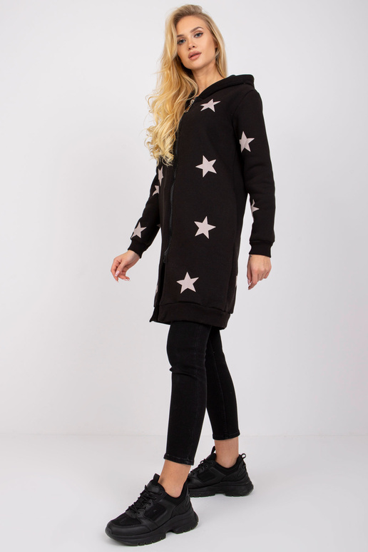 Melns sporta krekls ar apdruku Marrakech