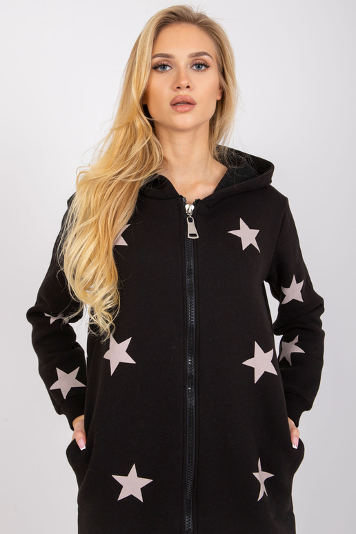 Melns sporta krekls ar apdruku Marrakech