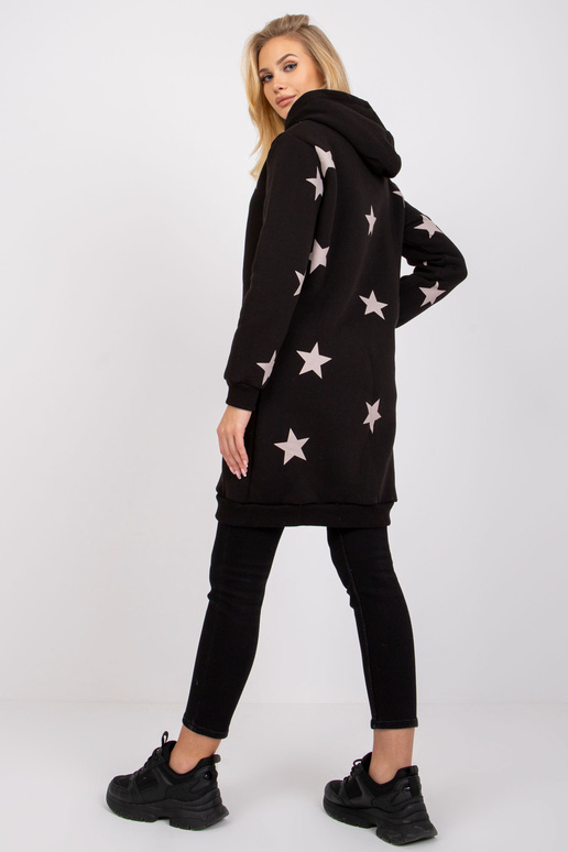 Melns sporta krekls ar apdruku Marrakech