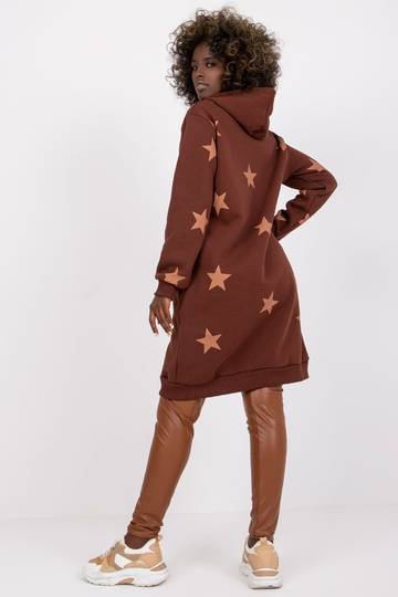 Brūns sporta krekls ar...