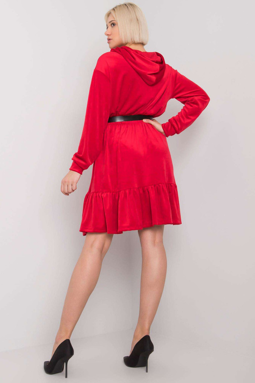 Sarkana velūra kleita ar Casablanca...