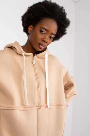 Bēšs garš sporta krekls ar... 2