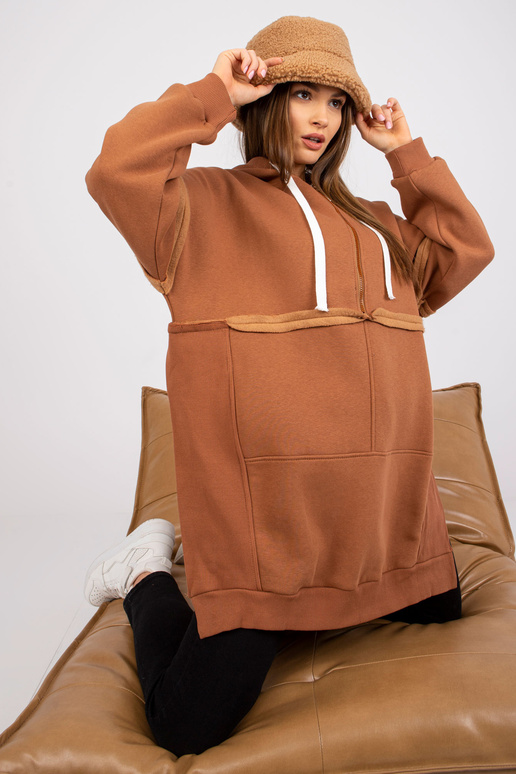 Gaiši brūns Bostonas džemperis ar... Gaiši brūns Bostonas džemperis ar...