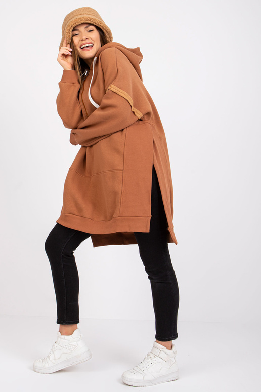 Gaiši brūns Bostonas džemperis ar... Gaiši brūns Bostonas džemperis ar...