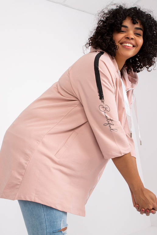 Miley Dirty Pink Long Sweatkrekls...