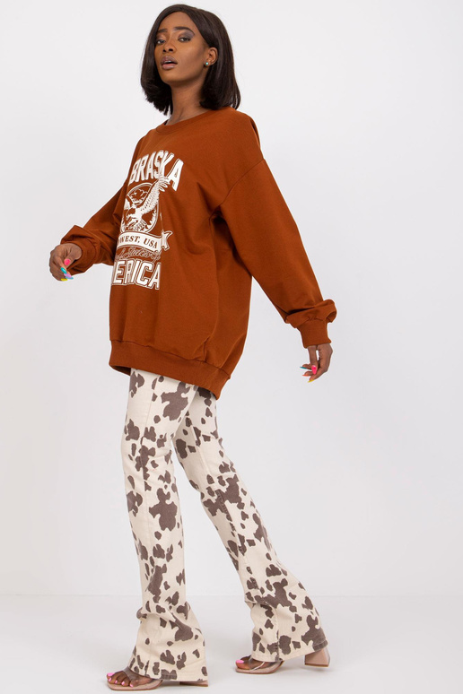 Brūns sporta krekls ar kabatām Patrīcija