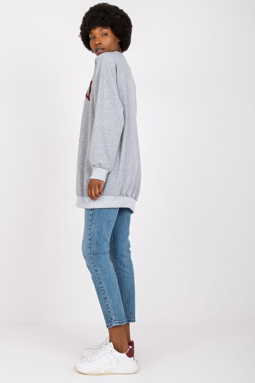 Pelēka melanža garais džemperis Isla Pelēka melanža garais džemperis Isla