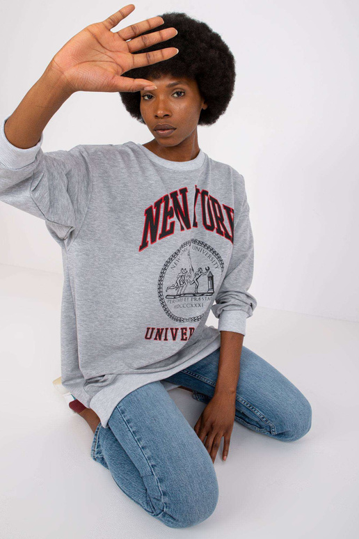 Pelēka melanža garais džemperis Isla Pelēka melanža garais džemperis Isla