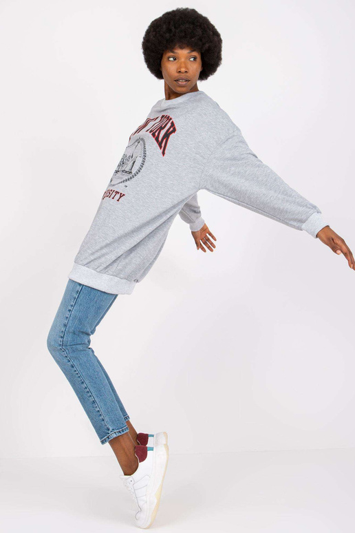 Pelēka melanža garais džemperis Isla Pelēka melanža garais džemperis Isla