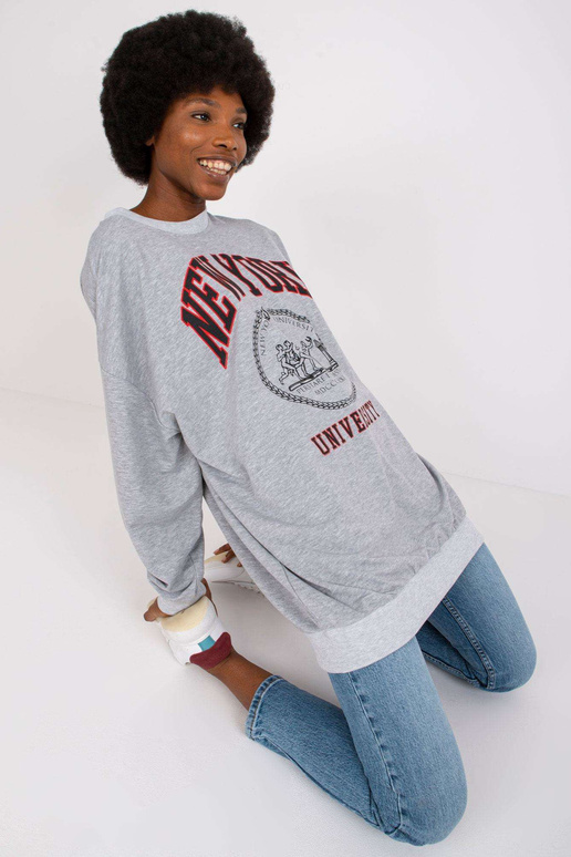 Pelēka melanža garais džemperis Isla Pelēka melanža garais džemperis Isla