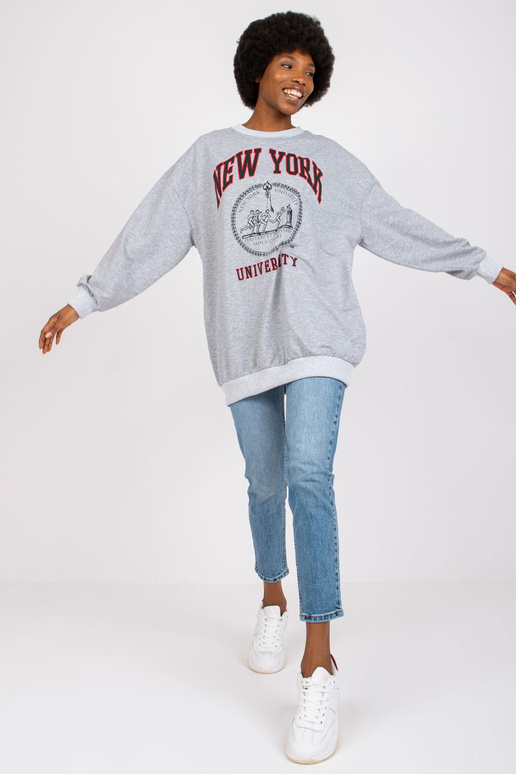 Pelēka melanža garais džemperis Isla Pelēka melanža garais džemperis Isla