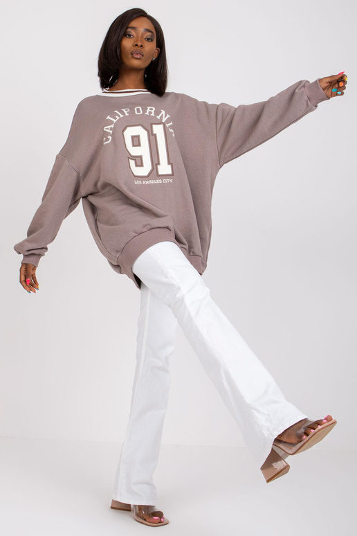 Suzanne tumši bēšs kokvilnas sporta... Suzanne tumši bēšs kokvilnas sporta...