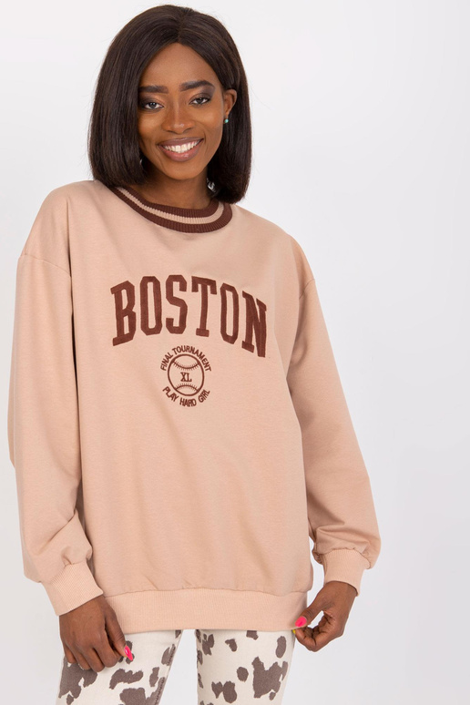 Bēšs kokvilnas sporta krekls Louna