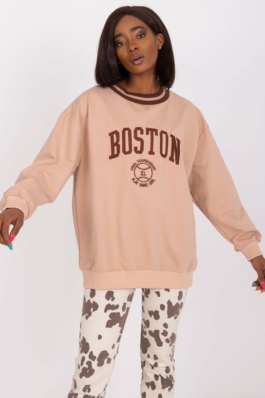 Bēšs kokvilnas sporta krekls Louna