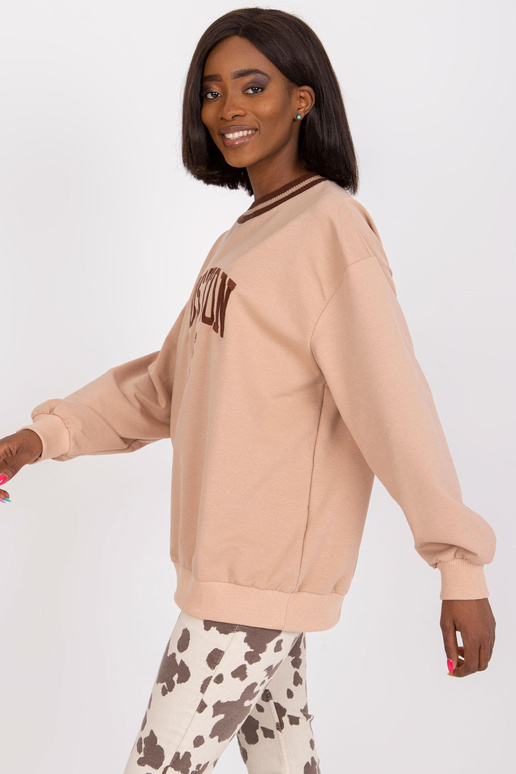 Bēšs kokvilnas sporta krekls Louna