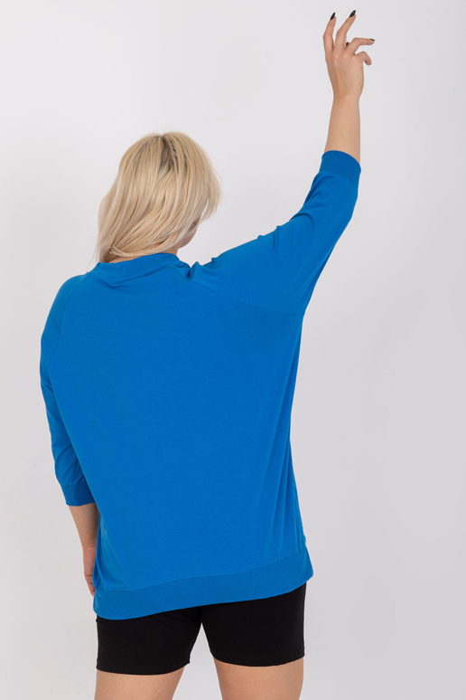 Tumši zila plus izmēra blūze ar zelta... Tumši zila plus izmēra blūze ar zelta...