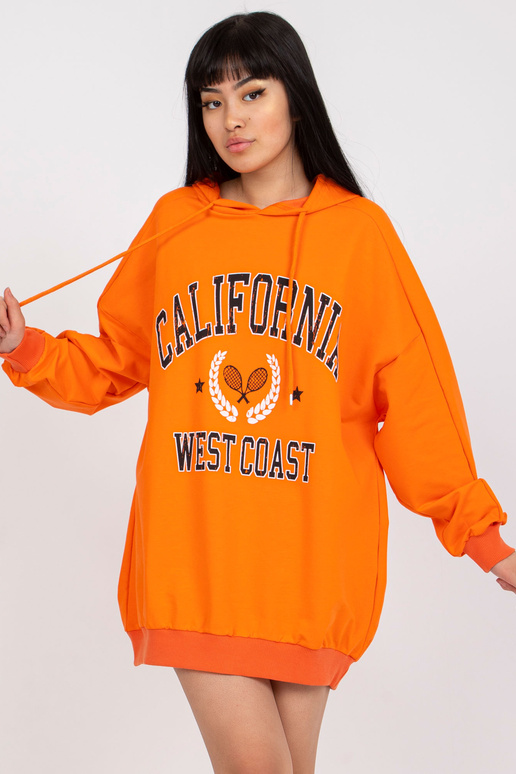 Oranžs liela izmēra sporta krekls ar...