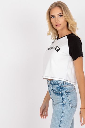 Balts un melns T-krekls ar... 2