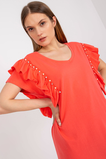 Koraļļu mini kleita ar...