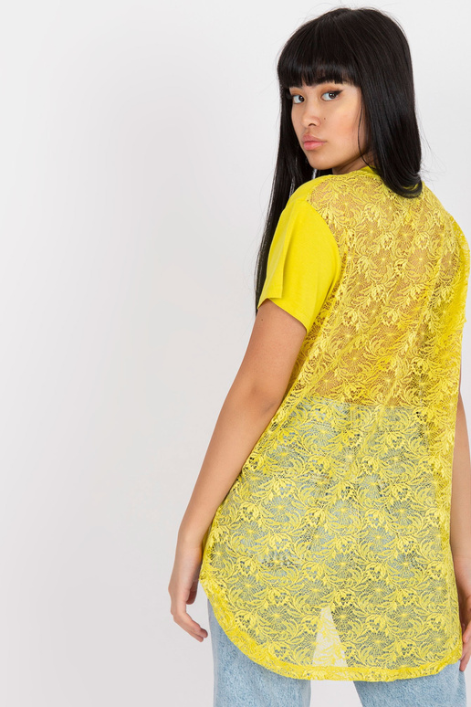 Laima blūze ar mežģīnēm un V veida...