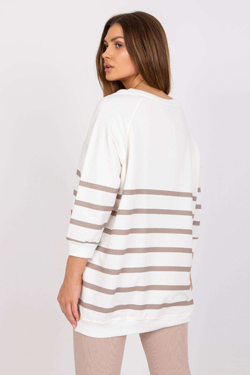 Ekru-tumši bēša svītraina...