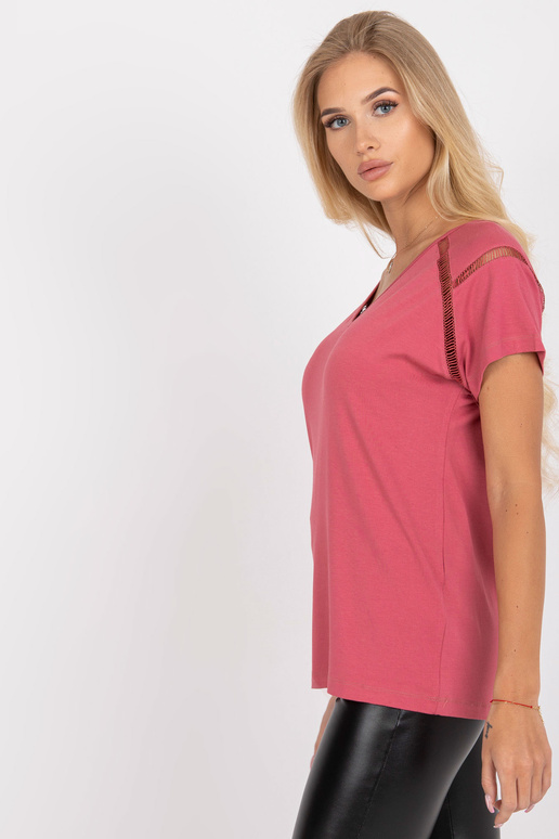 Netīri rozā ikdienas blūze ar īsām... Netīri rozā ikdienas blūze ar īsām...