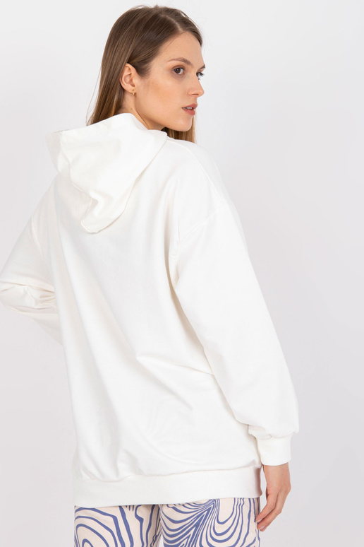 Ecru džemperis oversize kokvilnas kapuci Ecru džemperis oversize kokvilnas kapuci