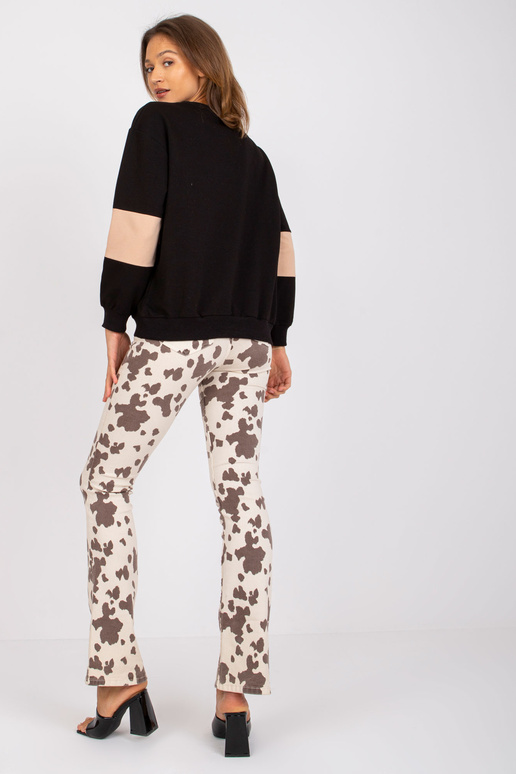 Melns Bethany Cotton džemperis Melns Bethany Cotton džemperis