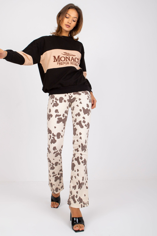 Melns Bethany Cotton džemperis Melns Bethany Cotton džemperis