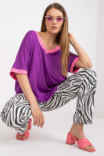 Violeta un rozā oversize... 2