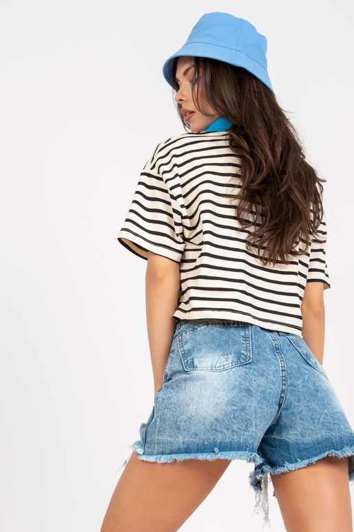 Bēšs un melns polo krekls ar apdruku Bēšs un melns polo krekls ar apdruku