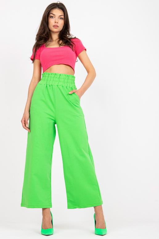 Gaiši zaļas Basic sporta bikses ar...