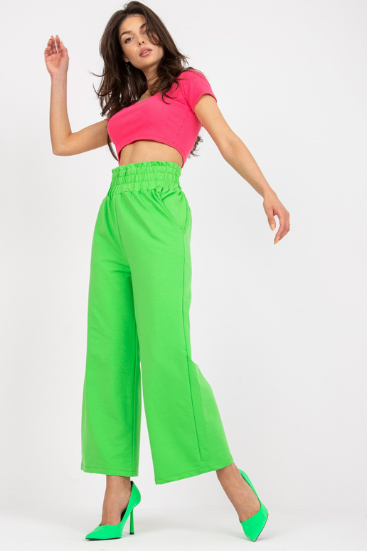 Gaiši zaļas Basic sporta bikses ar...