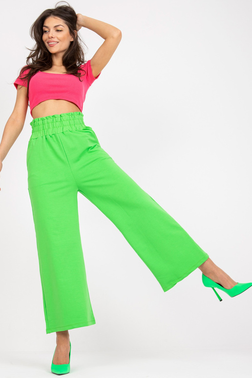 Gaiši zaļas Basic sporta bikses ar...