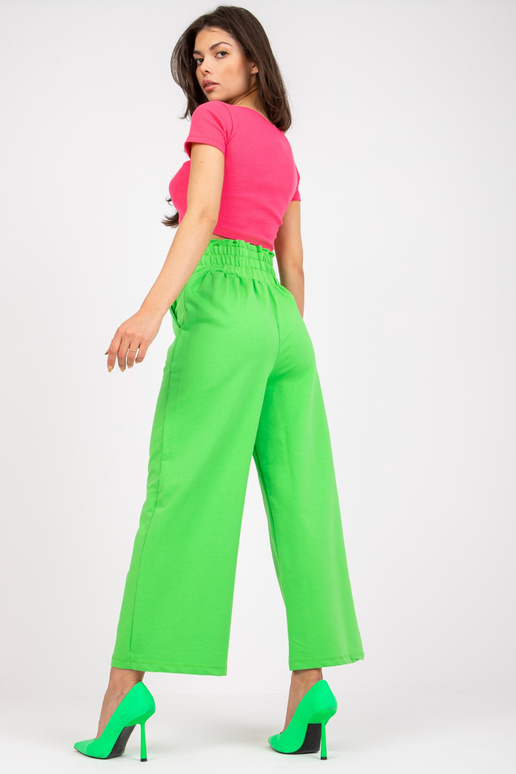 Gaiši zaļas Basic sporta bikses ar...