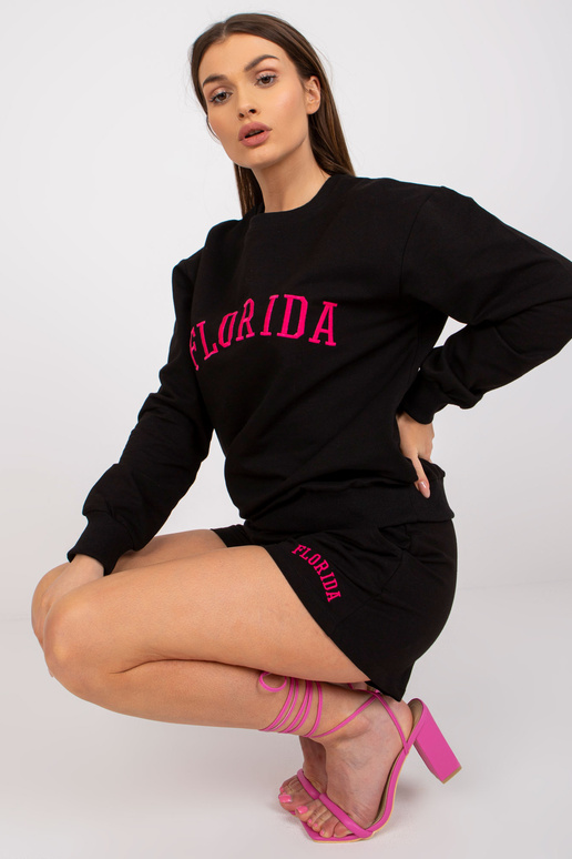 Melns sporta kreklu komplekts ar...