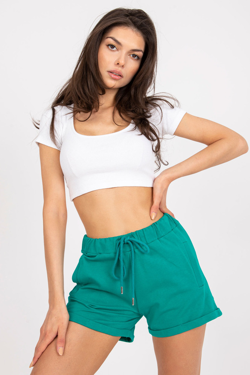 Tumši zaļas pamata treniņbikses ar...