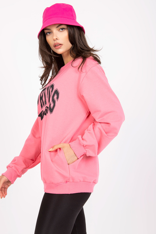 Rozā melns sieviešu džemperis bez... Rozā melns sieviešu džemperis bez...