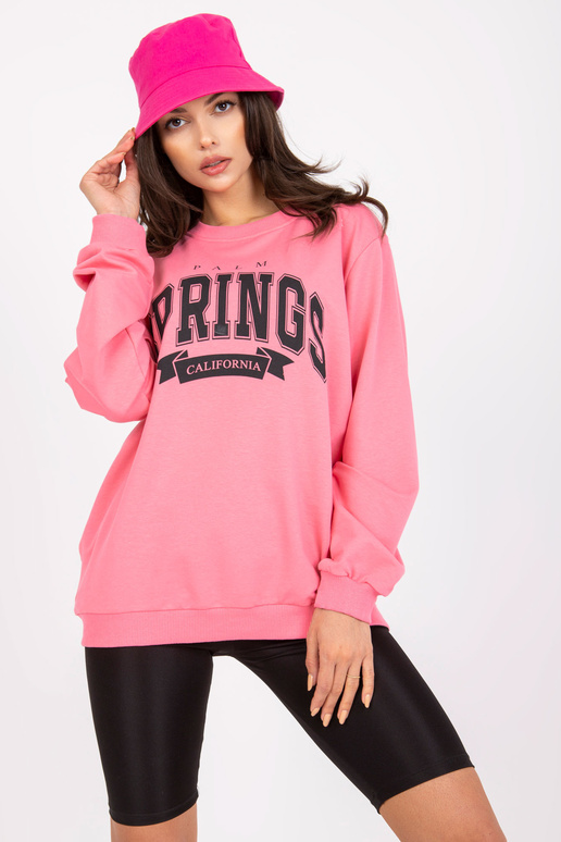 Rozā melns sieviešu džemperis bez... Rozā melns sieviešu džemperis bez...