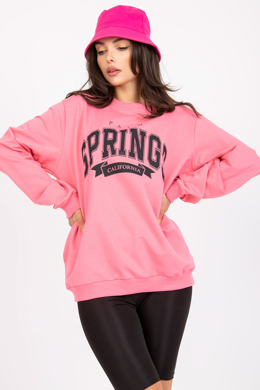 Rozā melns sieviešu džemperis bez... Rozā melns sieviešu džemperis bez...