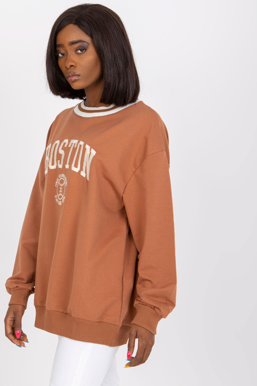 Gaiši brūns džemperis oversize Louna