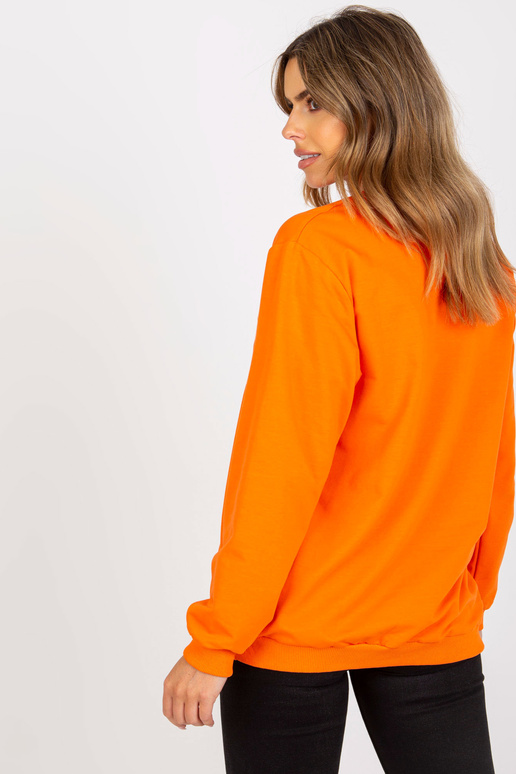 Oranžbalts džemperis ar kapuci ar...