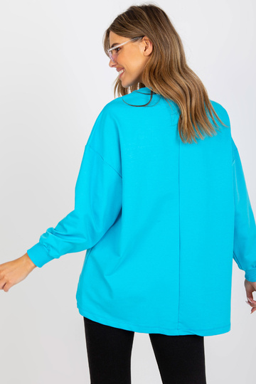 Zils/rozā džemperis ar...