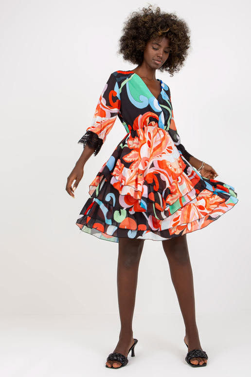 Melna un oranža uzliesmojoša...