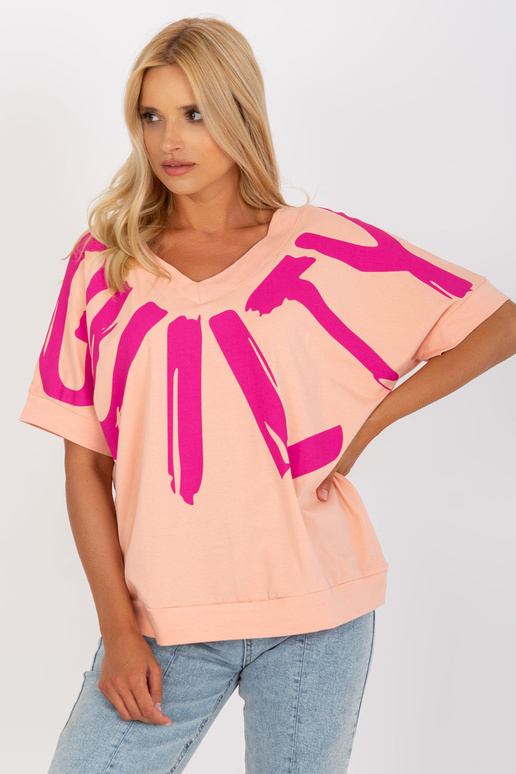 Persiku un rozā oversize kokvilnas... Persiku un rozā oversize kokvilnas...