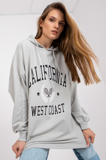 Pelēks sporta krekls ar...