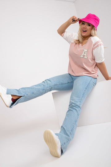 Balta un rozā liela izmēra...